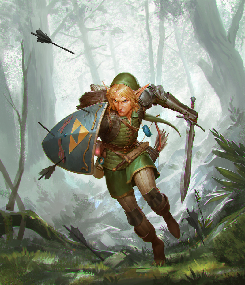 Illustration for article titled Link Grows Up, Can Now Actually Carry All That Stuff